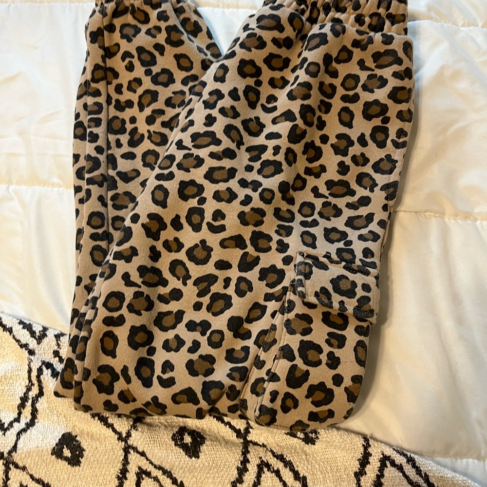 Leopard Print Joggers